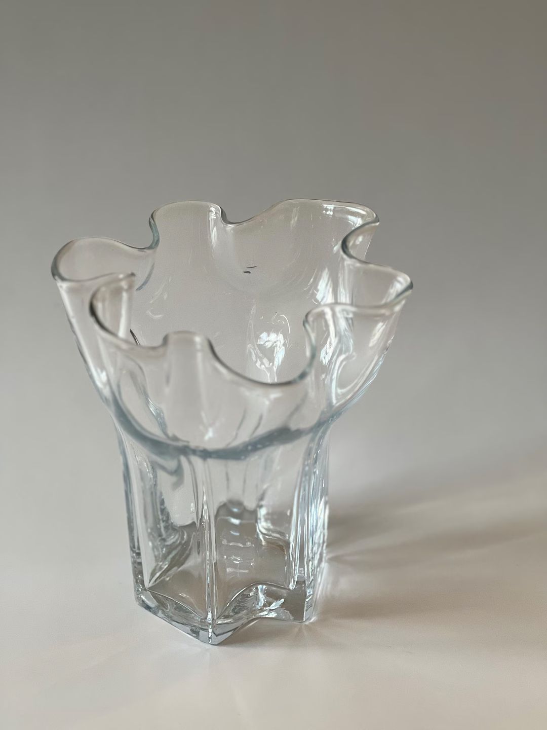 MCM Muurla Glass Vase with Ruffle Edge | Etsy (US)