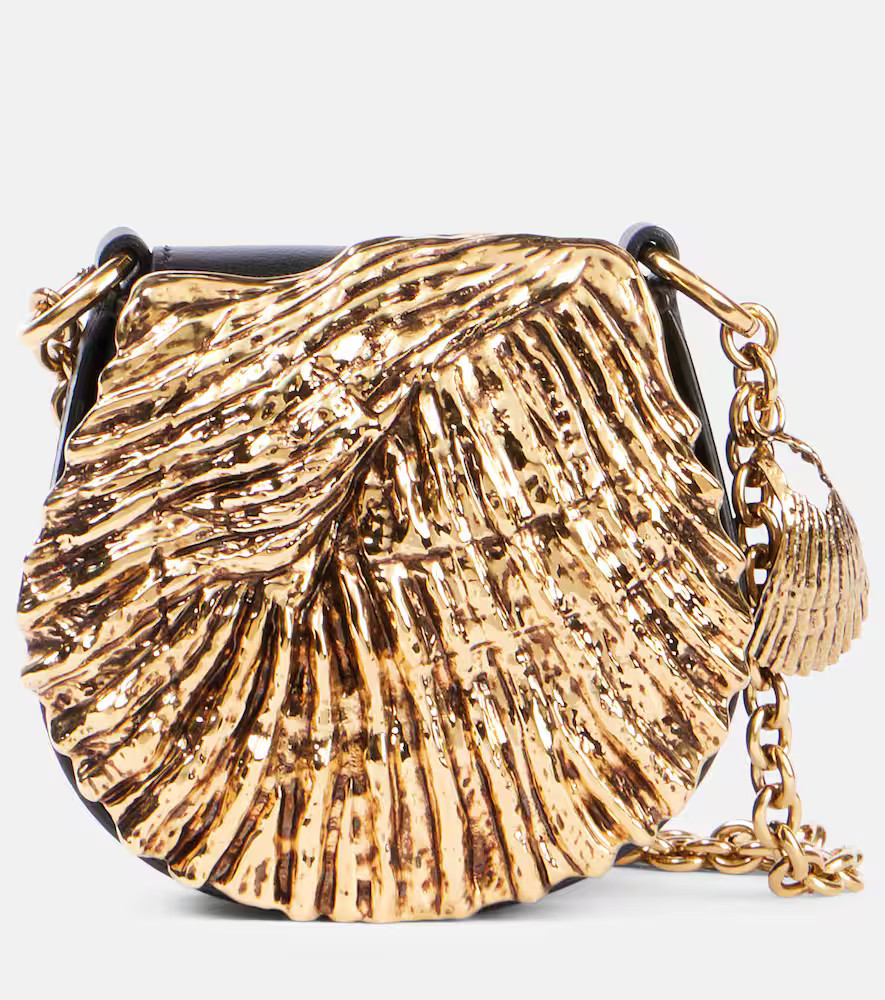 ChloÃ© Sea Treasures Mini leather clutch | Mytheresa (US/CA)