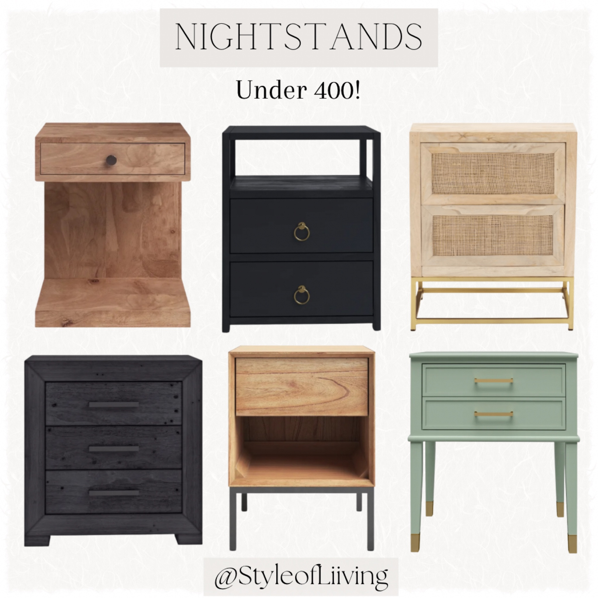 Nightstands under $400 from Joss and Main! Bedroom furniture items. Storage furniture. Side tables 

#LTKFind #LTKhome #LTKstyletip