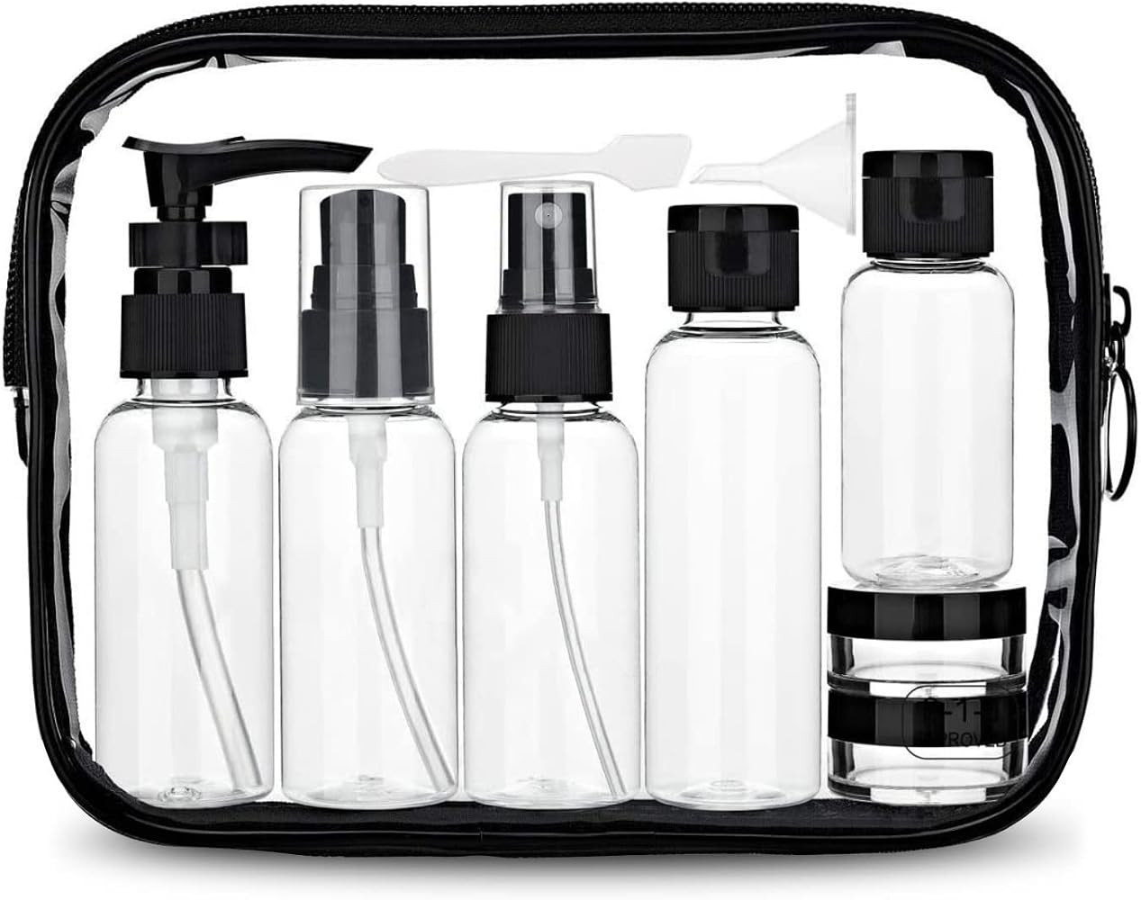Travel Bottles Containers & Travel Size Toiletries Accessories Bottles with Toiletry Bag for Liqu... | Amazon (US)