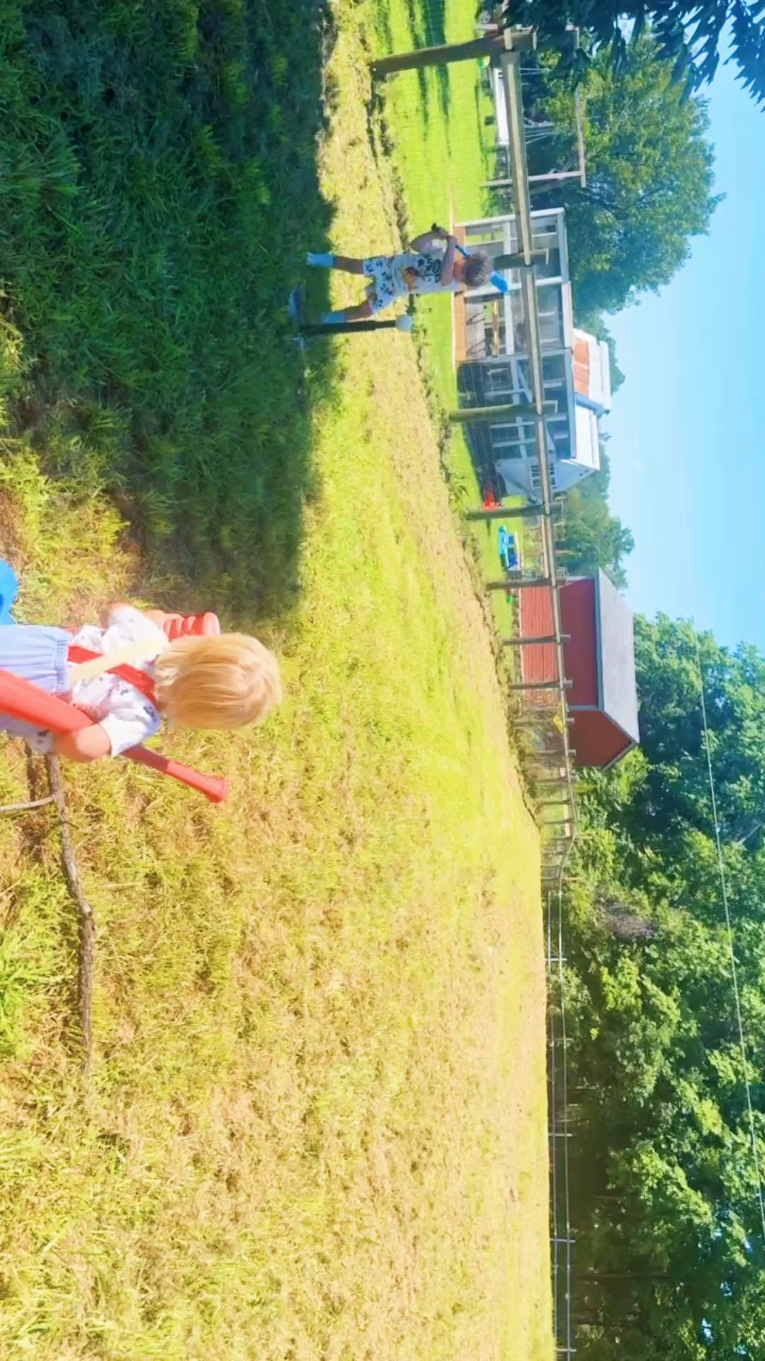 And after our little homeschool preschool school time 📚 is done ✔️ , it’s outside to play baseball ⚾️ in the pastures!!! 🌾 What a dream it here and perfect place to raise these little country boys!!! 🫶🏽