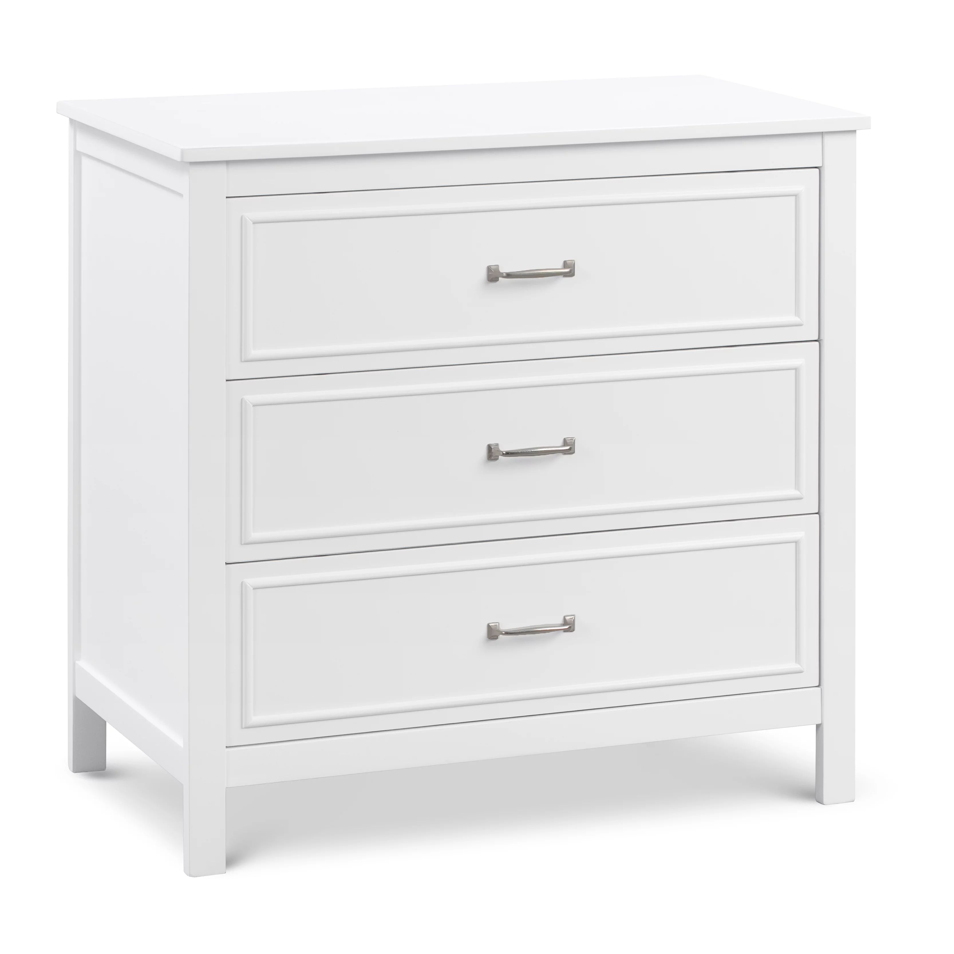 DaVinci Charlie 3-Drawer Dresser, White | Walmart (US)