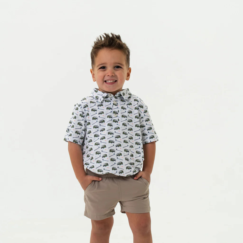 Youth Performance Polo - Tap It In | BURLEBO