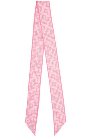 Givenchy - Pink 4G Scarf | SSENSE