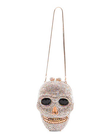 Hand Beaded Skull Clutch | TJ Maxx