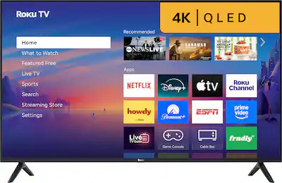 Roku - 50" Class Select Series 4K QLED Smart RokuTV (2026) | Best Buy U.S.