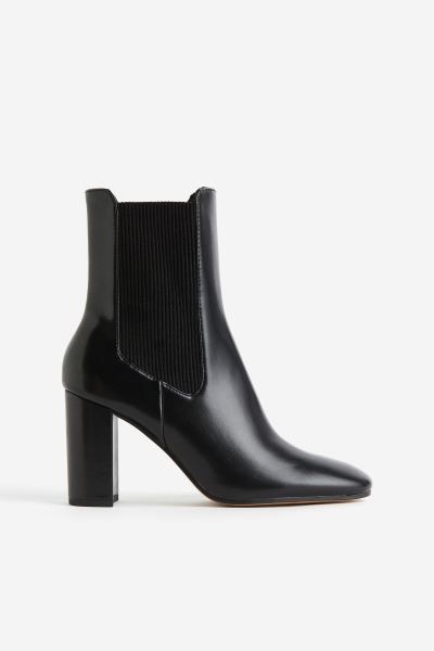Chelsea Boots with Heel - Beige - Ladies | H&M US | H&M (US + CA)