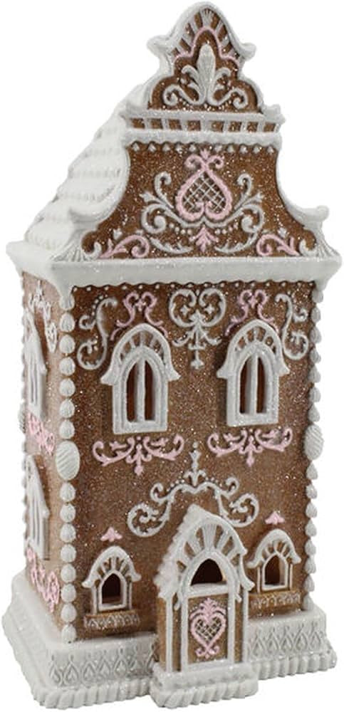 December Diamonds Gingerbread Sweet Shoppe House Figurine with LED - Christmas Decor | Amazon (US)