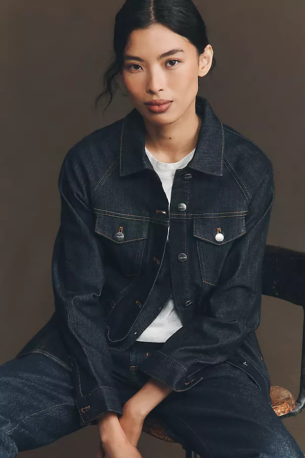 Peplum Denim Jacket | Anthropologie (US)