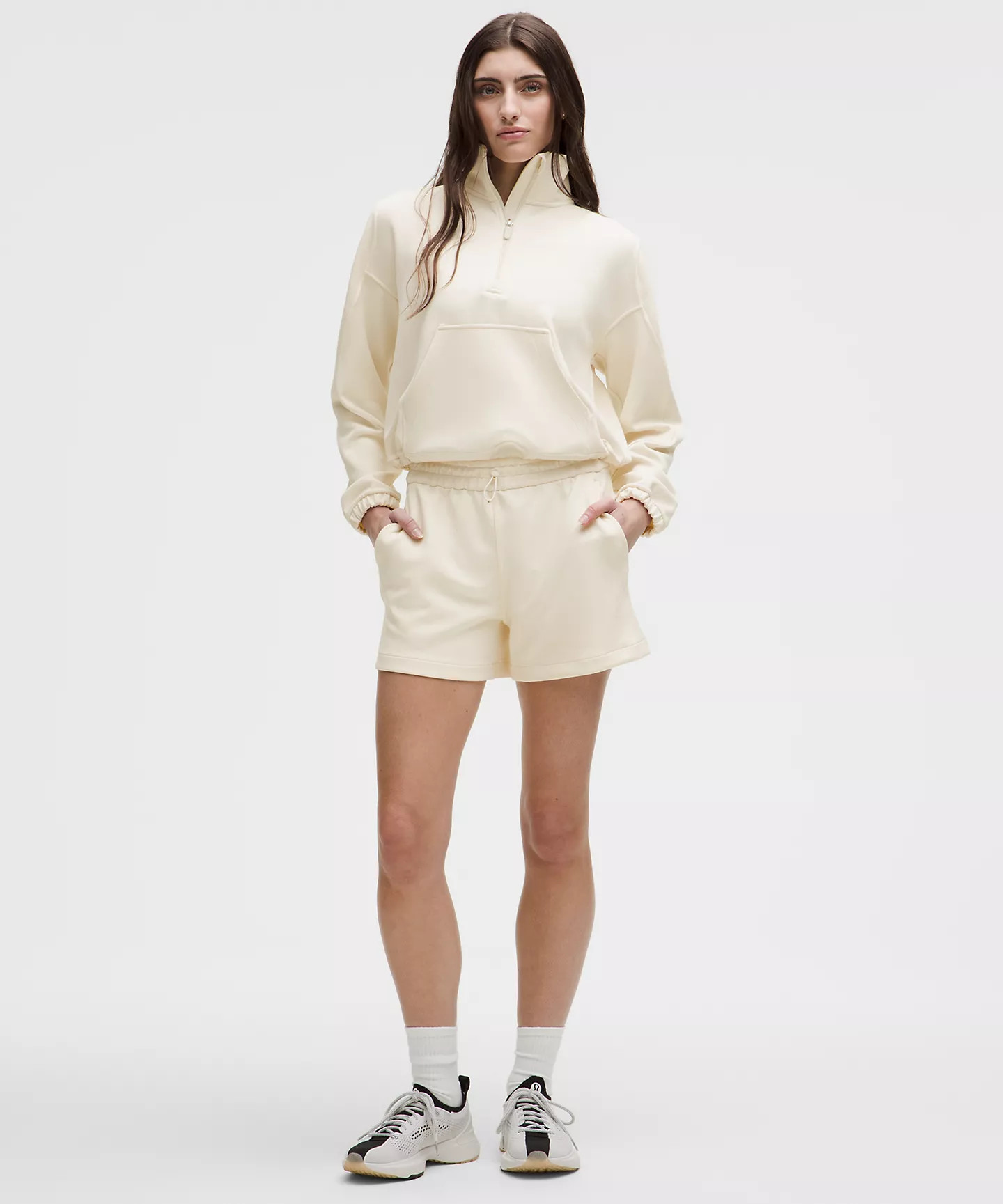 Scuba Cropped Funnel-Neck Half Zip Waffle | lululemon (CA)