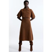 Alpaca Wool Fluffy Full Knit Skirt | Debenhams UK