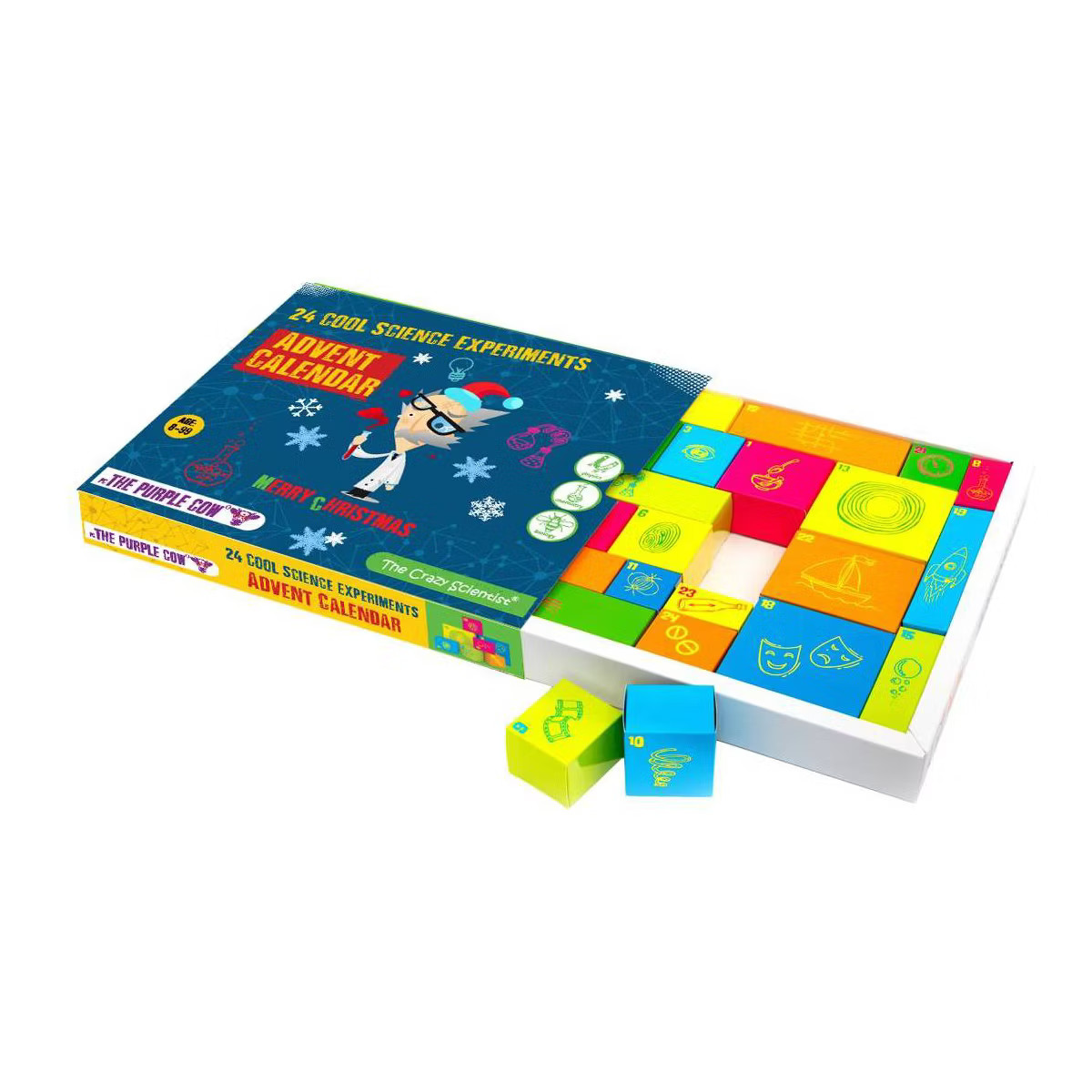 The Purple Cow The Crazy Scientist Advent & Countdown Calendar | Target