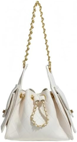 Women’s Classic Quilted Shoulder Bags Chain Strap Handbags Suede Tote Crumpled Purse Slouchy Ho... | Amazon (US)