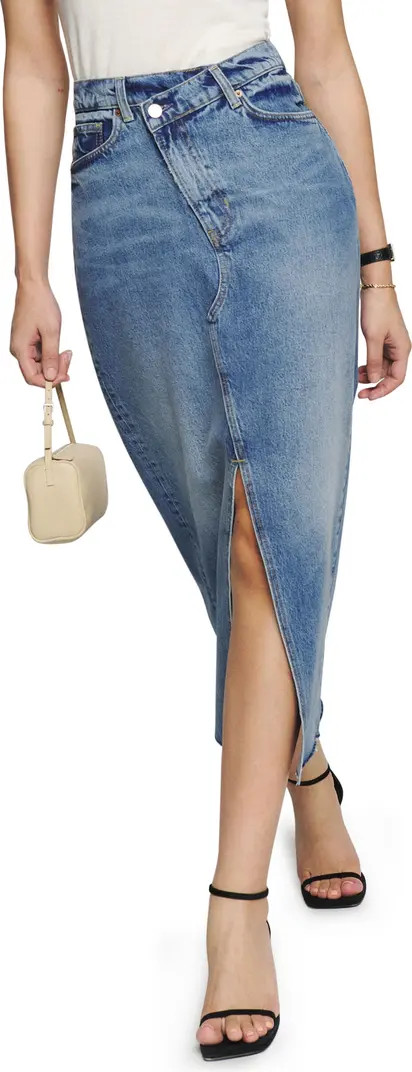 Nila Asymmetric Denim Skirt | Nordstrom