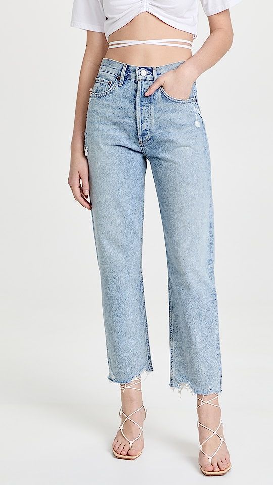 90's Crop Mid Rise Jeans | Shopbop
