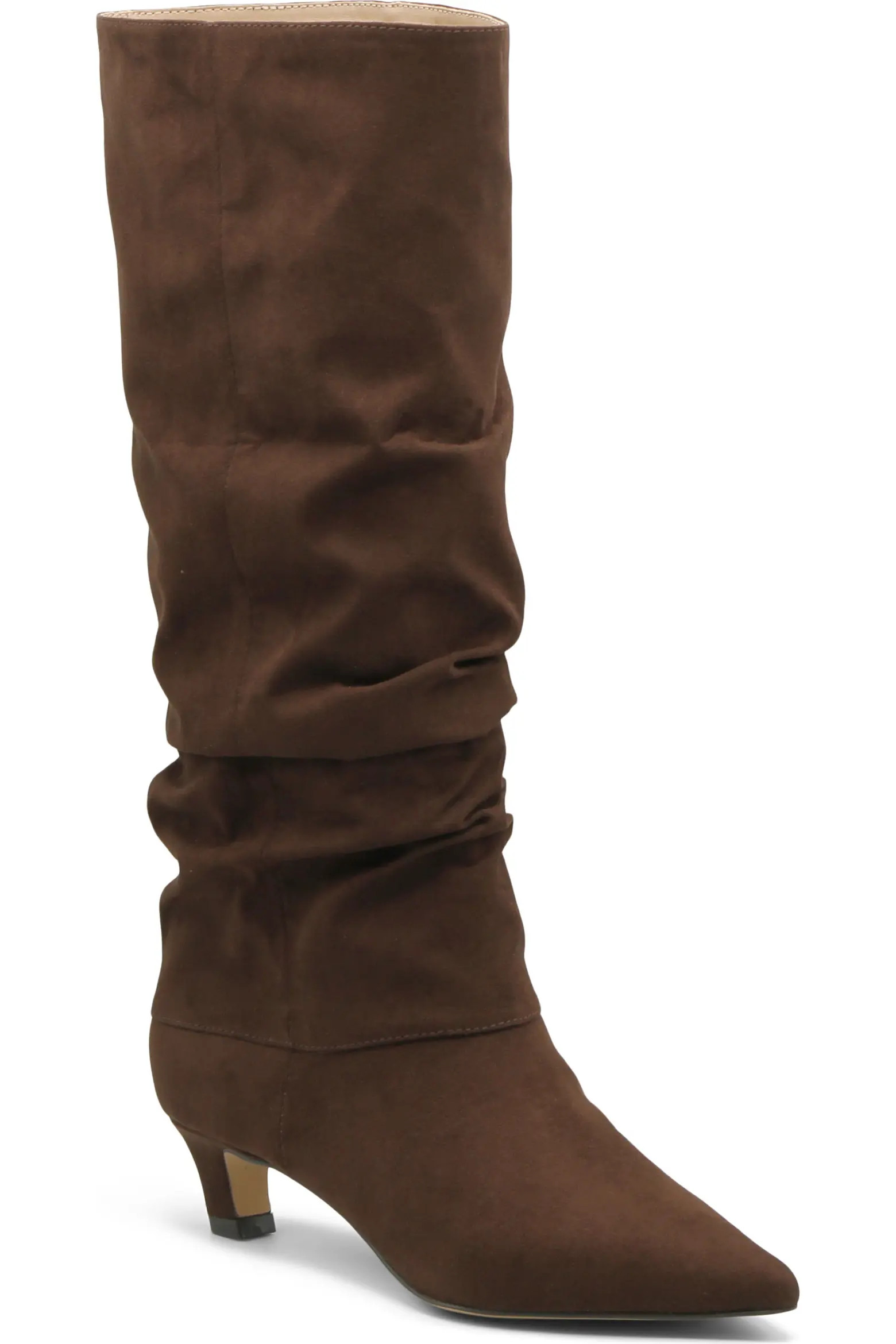Charles David Access Slouch Pointed Toe Kitten Heel Boot (Women) | Nordstrom | Nordstrom