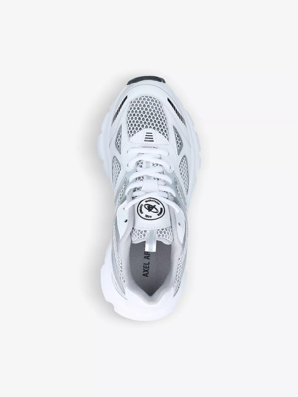 Marathon Runner mesh and leather trainers | Selfridges
