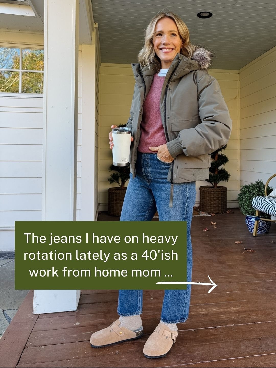 The everyday, feel good jeans ~ use code 15CLAIRE at Pistola ~ wearing my regular size in all, ankle length or petite (i'm 5'3") ~ Agolde wash is essence, Levi's wash is Sweetest Taboo ~ all else is true to size, use code YOUROCK at Tuckernuck xo, Claire 

#LTKOver40 #LTKSeasonal #LTKPetite