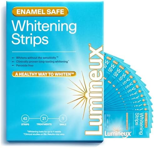 Lumineux Teeth Whitening Strips 21 Treatments – Mineral Salt - Peroxide Free - Enamel Safe for ... | Amazon (US)