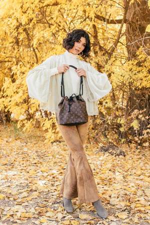 Classic Champagne Bag - Black | Vintage Boho