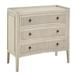 Furniture Classics Reeded 36" 3-Drawer Chest, Light Brown - Bed Bath & Beyond - 40309673 | Bed Bath & Beyond