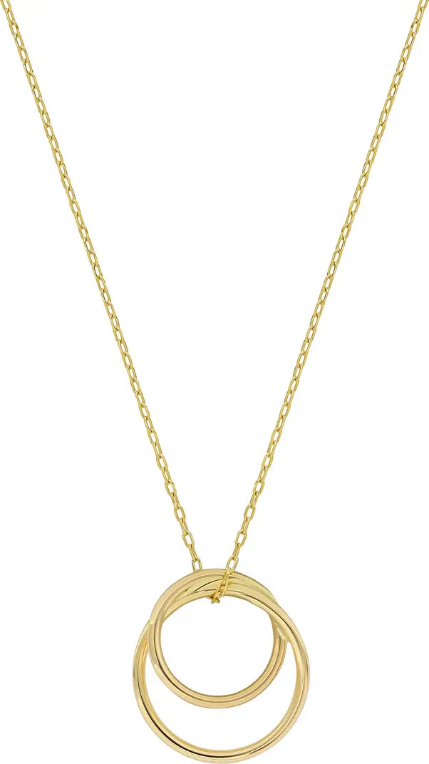 Bony Levy 14K Gold Double Open Pendant Necklace | Nordstrom | Nordstrom