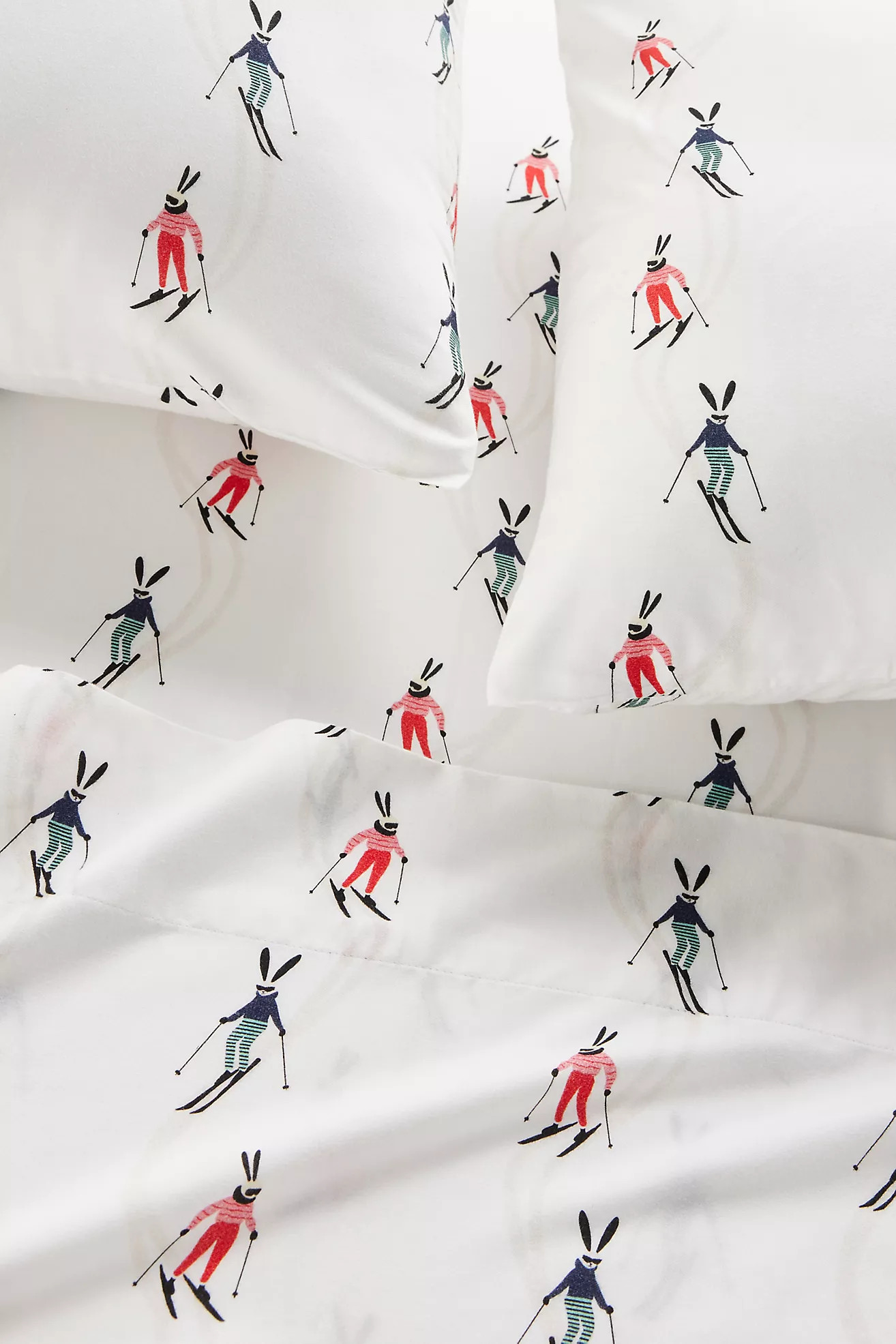 Cotton Modal Brushed Cozy Printed Sheet Set | Anthropologie (US)