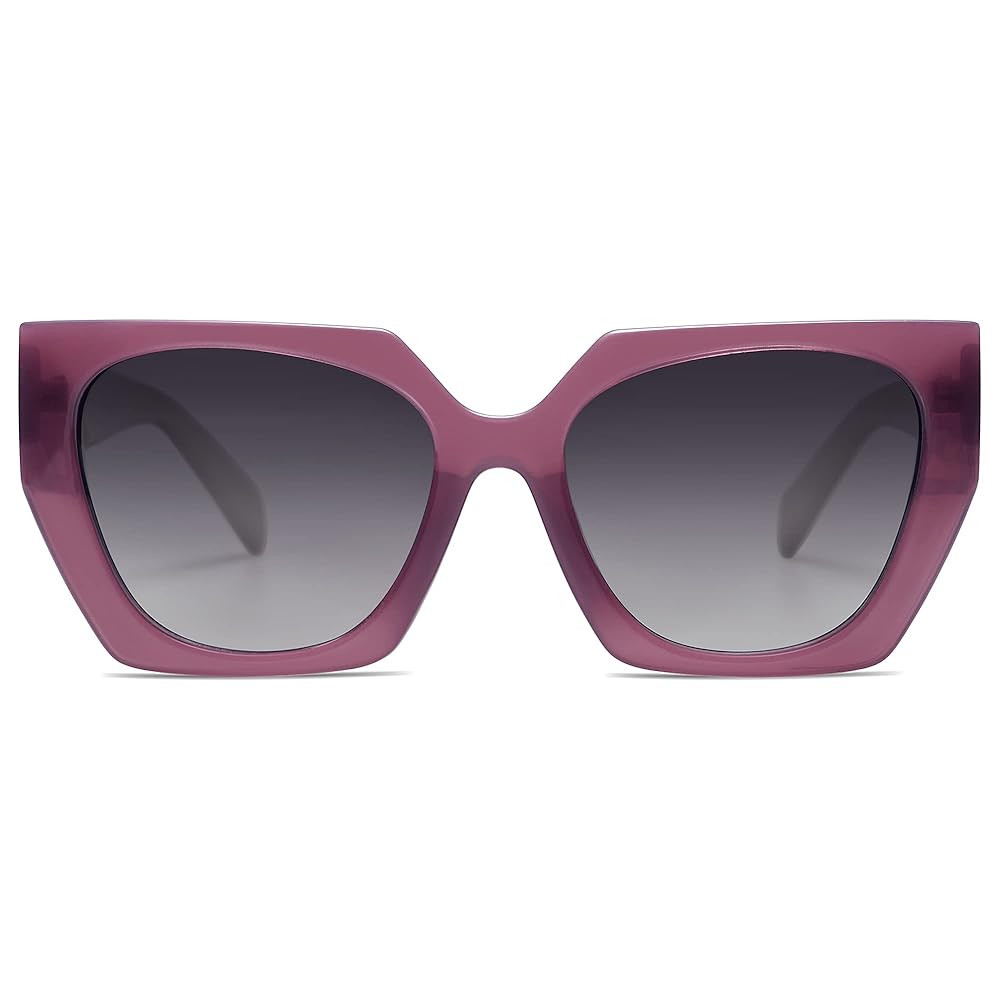 SOJOS Trendy Large Oversized Polarized Sunglasses Womens Big Square Cateye Sunnies, Lentes de sol... | Amazon (US)