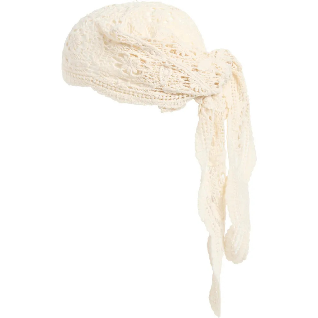 BP. Crochet Head Scarf in Ivory at Nordstrom | Nordstrom