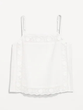 Scalloped-Hem Tank Top | Old Navy (US)