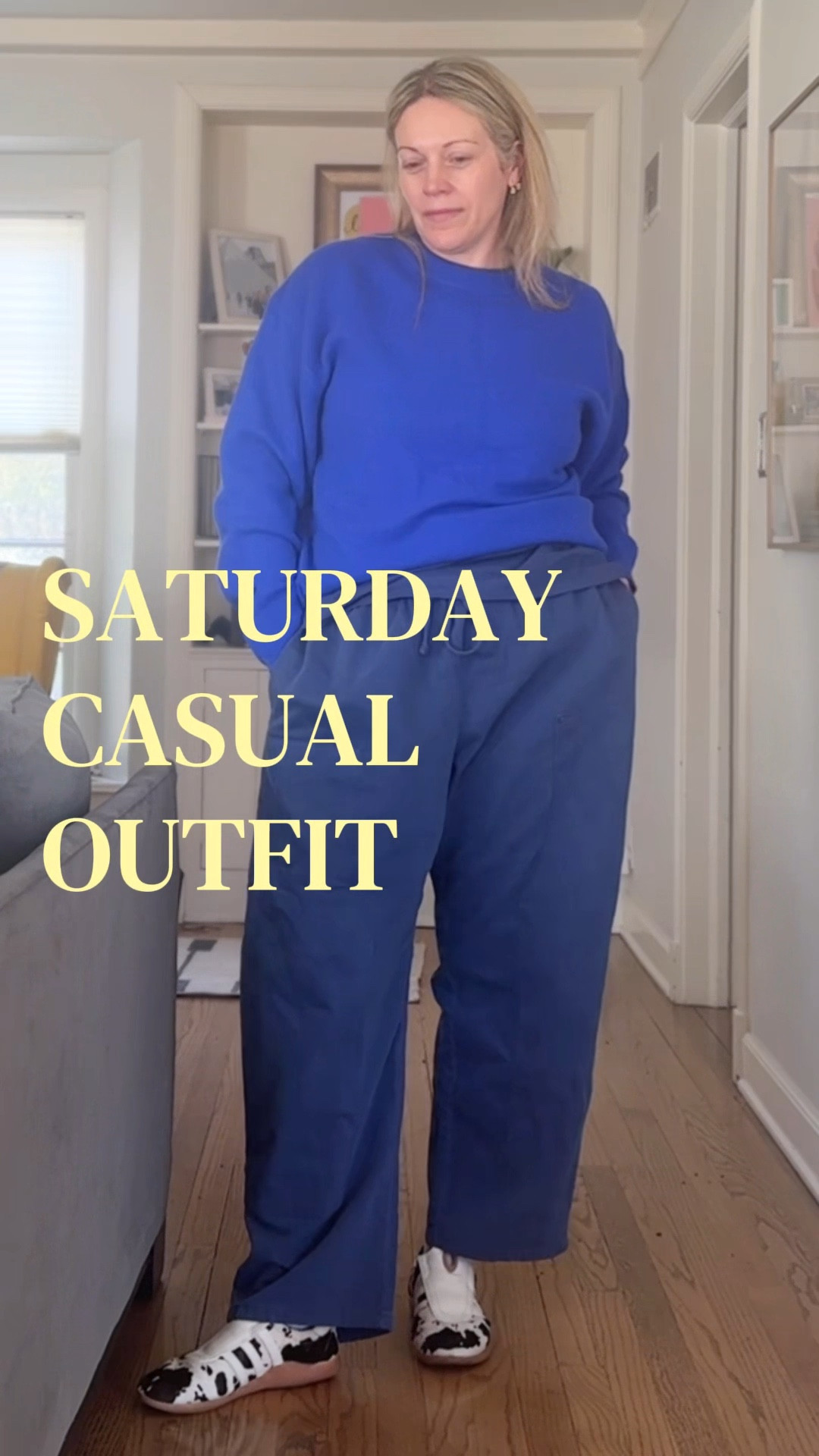 monochromatic in blue today 

#LTKMidsize #LTKootd #LTKOver40