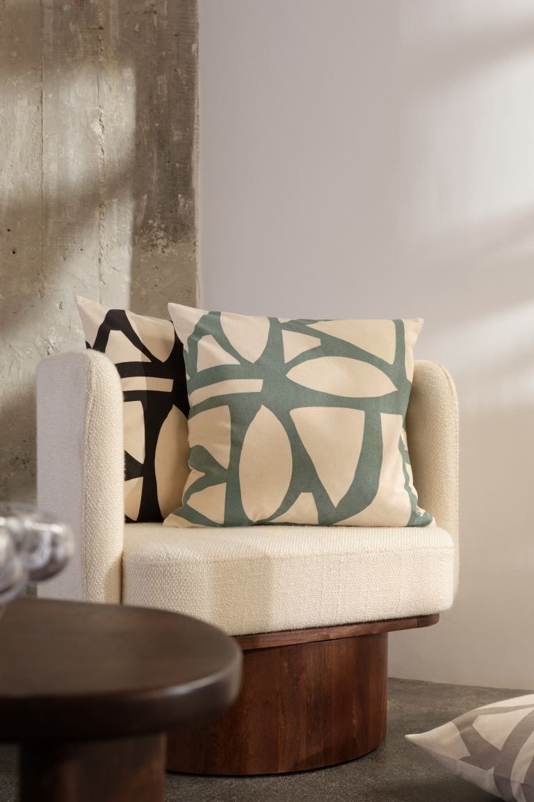Cotton Canvas Cushion Cover | H&M (US)