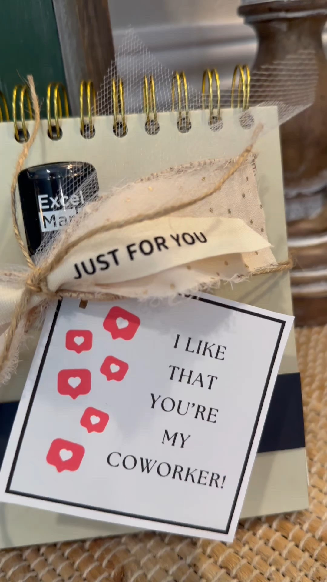 I Like That Your My Co Worker! Here is a fun little gift idea. Affordable too! The gift card on the inside is of course optional, just a fun touch. Happy Gifting! 🖤

#LTKWorkwear #LTKWatchNow #LTKGiftGuide