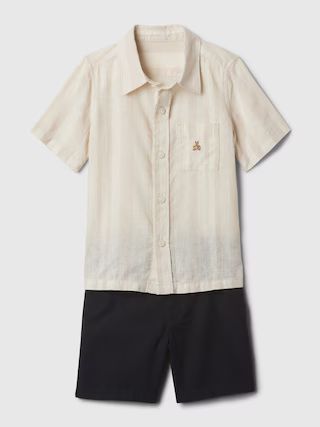 babyGap Linen-Cotton Outfit Set | Gap (US)