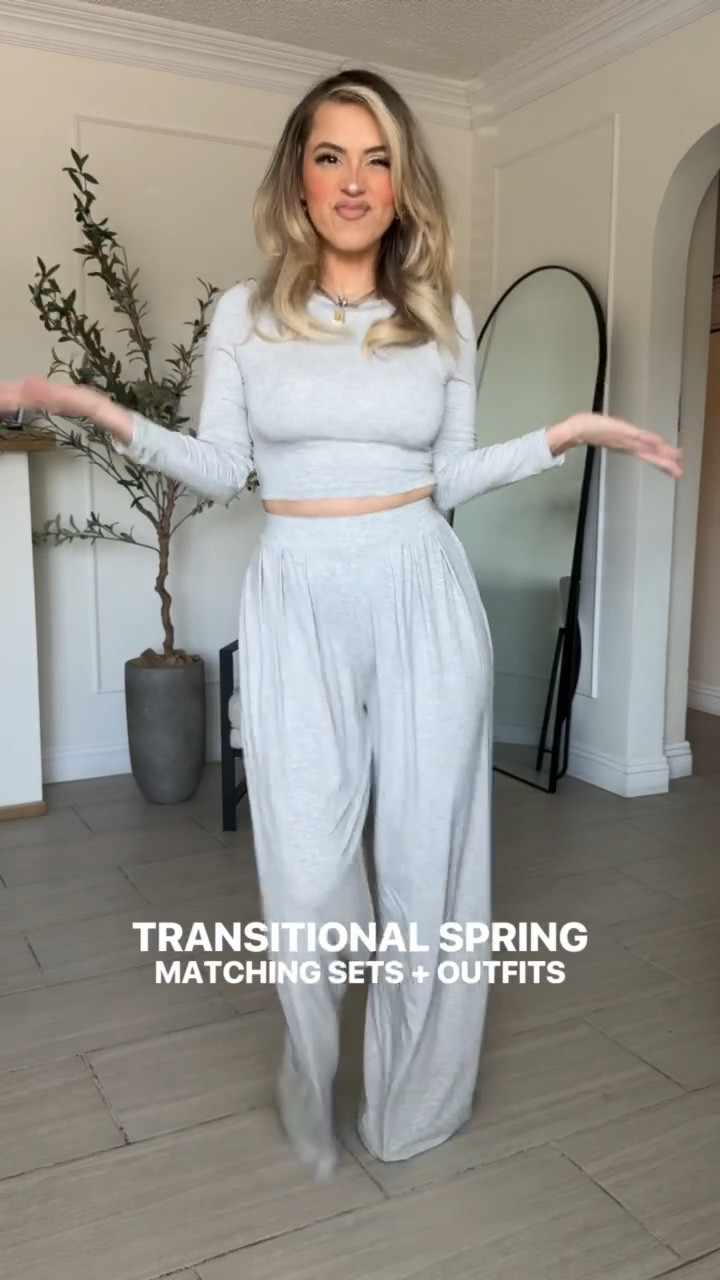 Super cute matching sets from Amazon 😍🙌🏼

✔️ wearing a small in ALL sets | they all have really great stretch! 
✔️ Small in all jackets

#LTKootd #LTKgrwm #LTKPetite