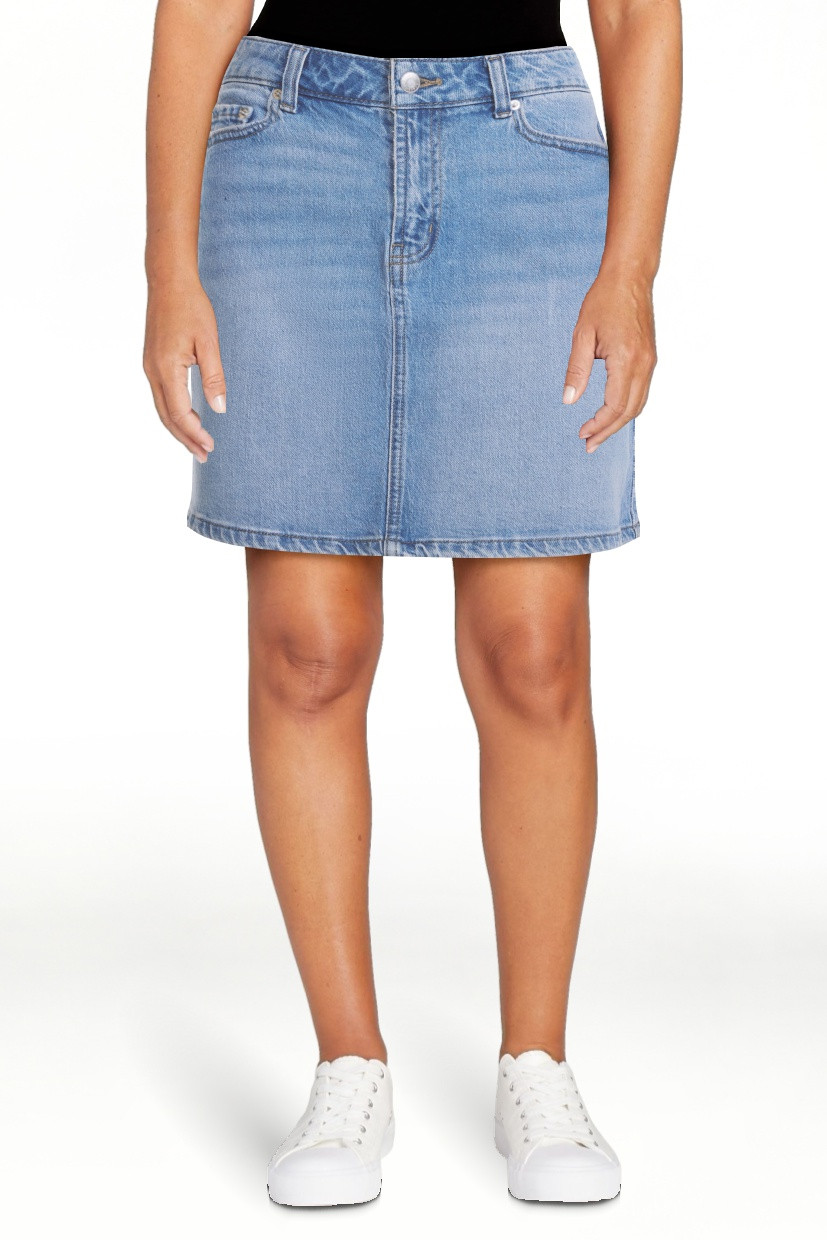 Scenario Women's Denim Mini Skirt, Sizes 0-20 | Walmart (US)
