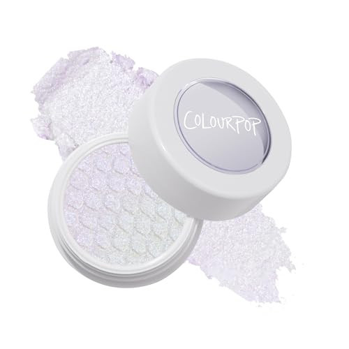 ColourPop Super Shock Shadow - High-Pigment, Crème-Powder Eye Makeup - Single Glitter Eyeshadow with Zero Fallout and Unique Bouncy Texture - Soft Golden Ivory Eyeshadow - Ice Dream (0.07 oz) | Amazon (US)