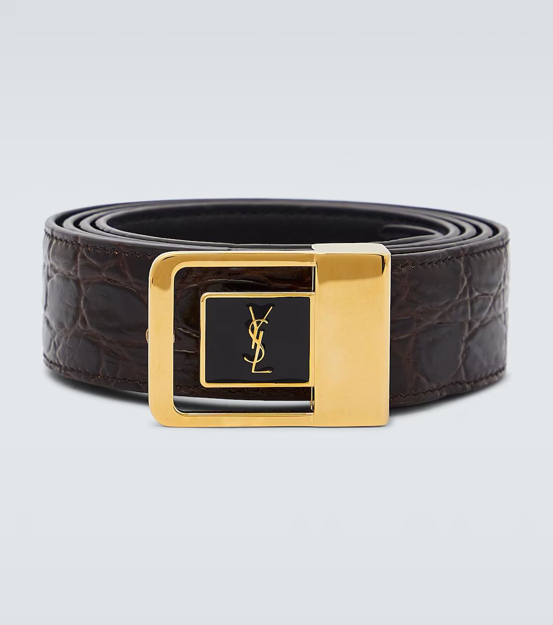 Cassandre croc-effect leather belt | Mytheresa (US/CA)