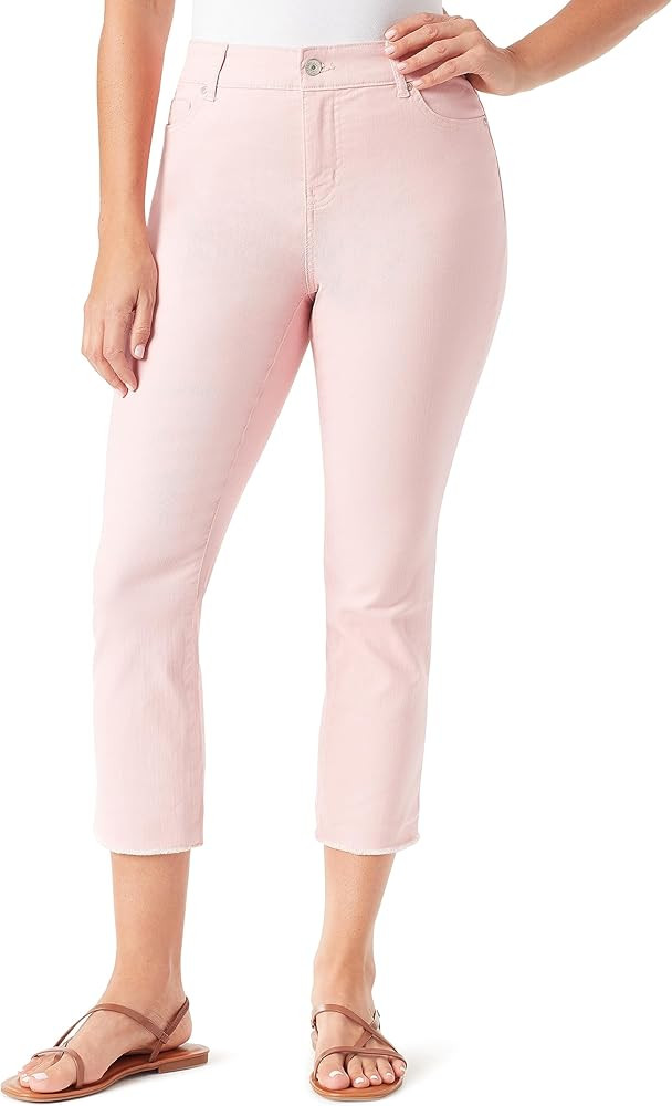 Vintage America Blues Women's Petite Boho Slim Stretch Denim Capri | Amazon (US)