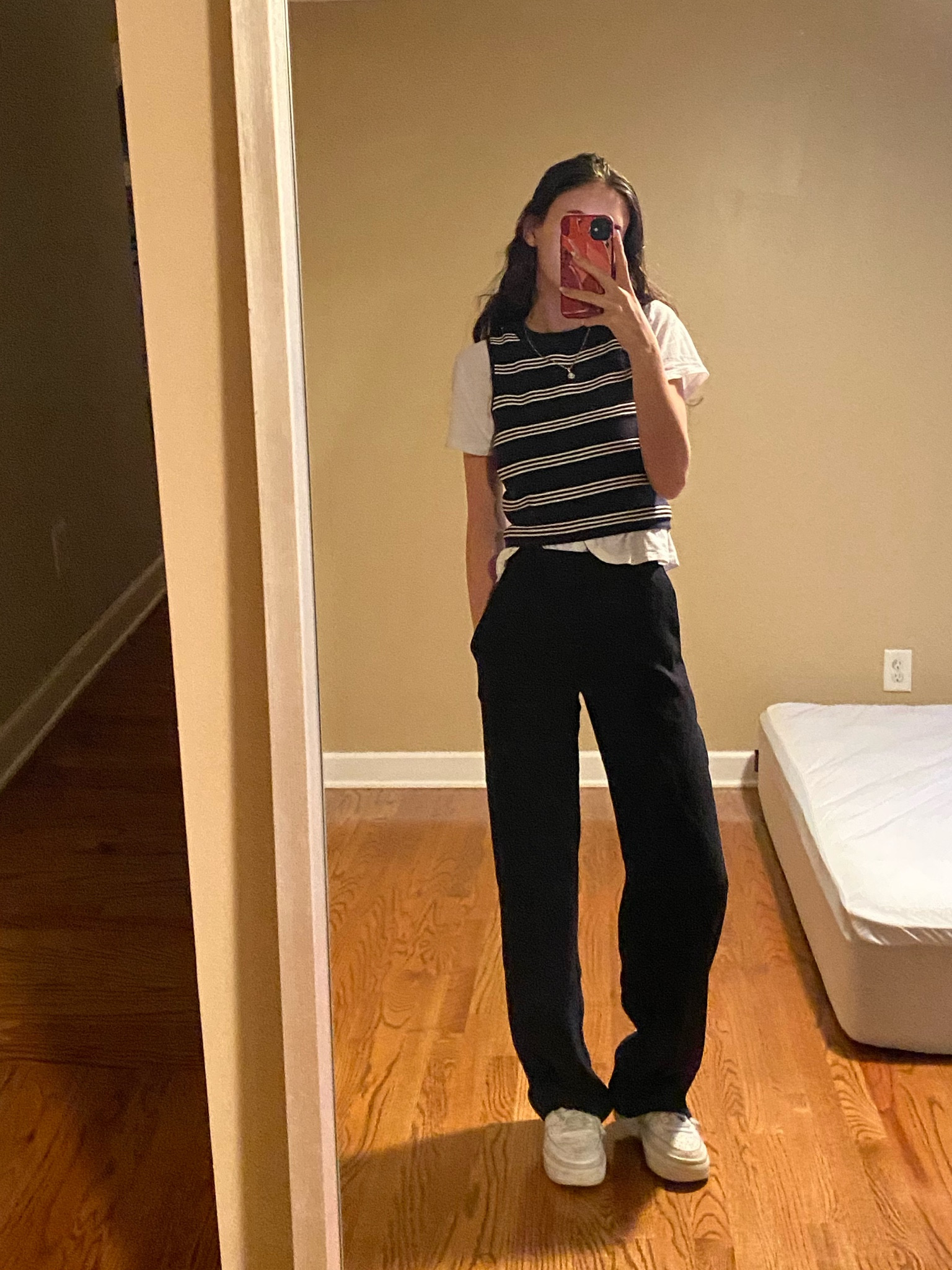 My new favorite styling technique; white tee under cropped sweater vest! Perfect intro look for fall! ✨

#LTKworkwear #LTKstyletip #LTKSeasonal