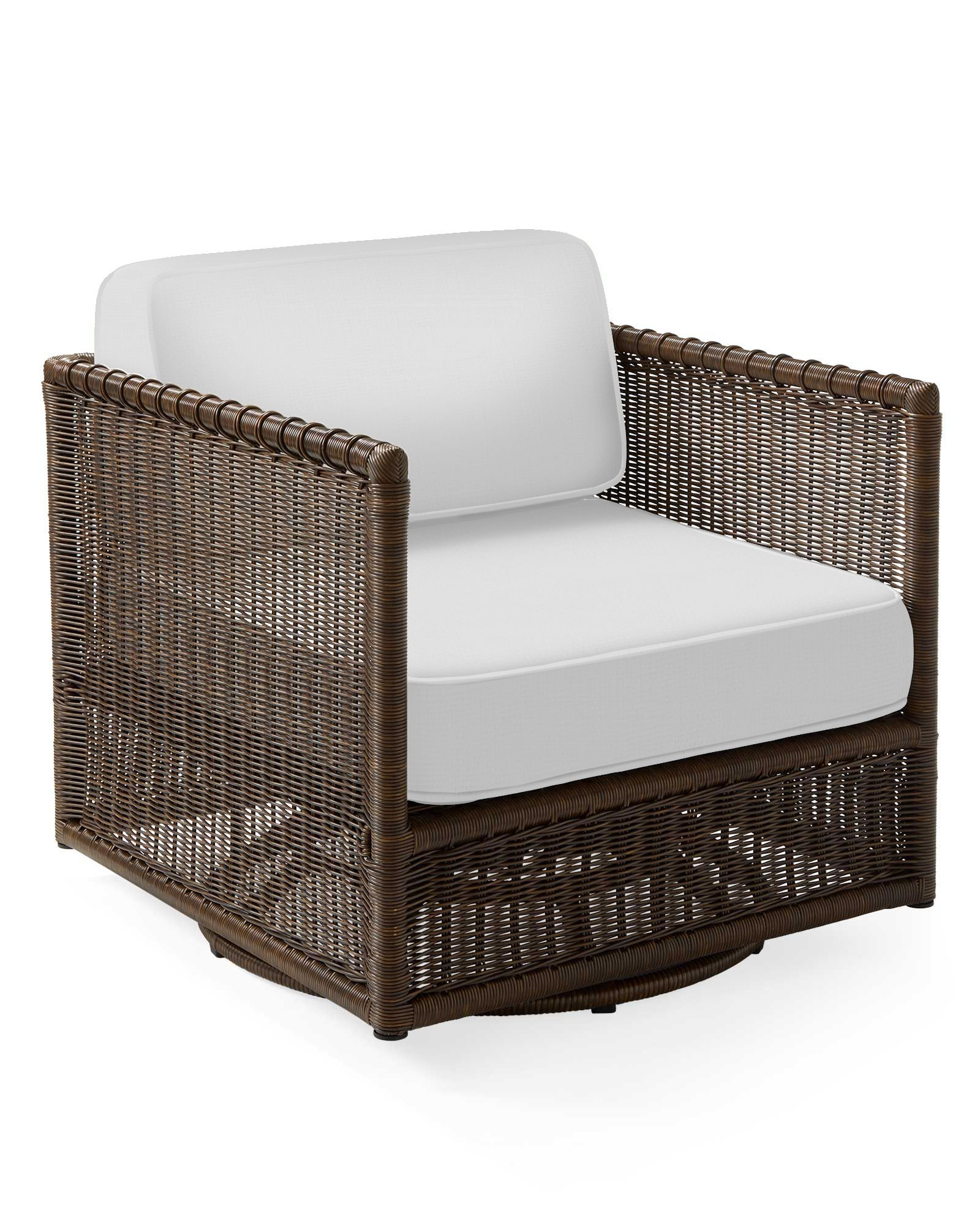 Pacifica Swivel Chair - Earth | Serena and Lily