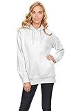 White Pullover Hoodie, White Sweater, White Hoody, White Sweatshirts for Women, White, XXX-Large | Amazon (US)