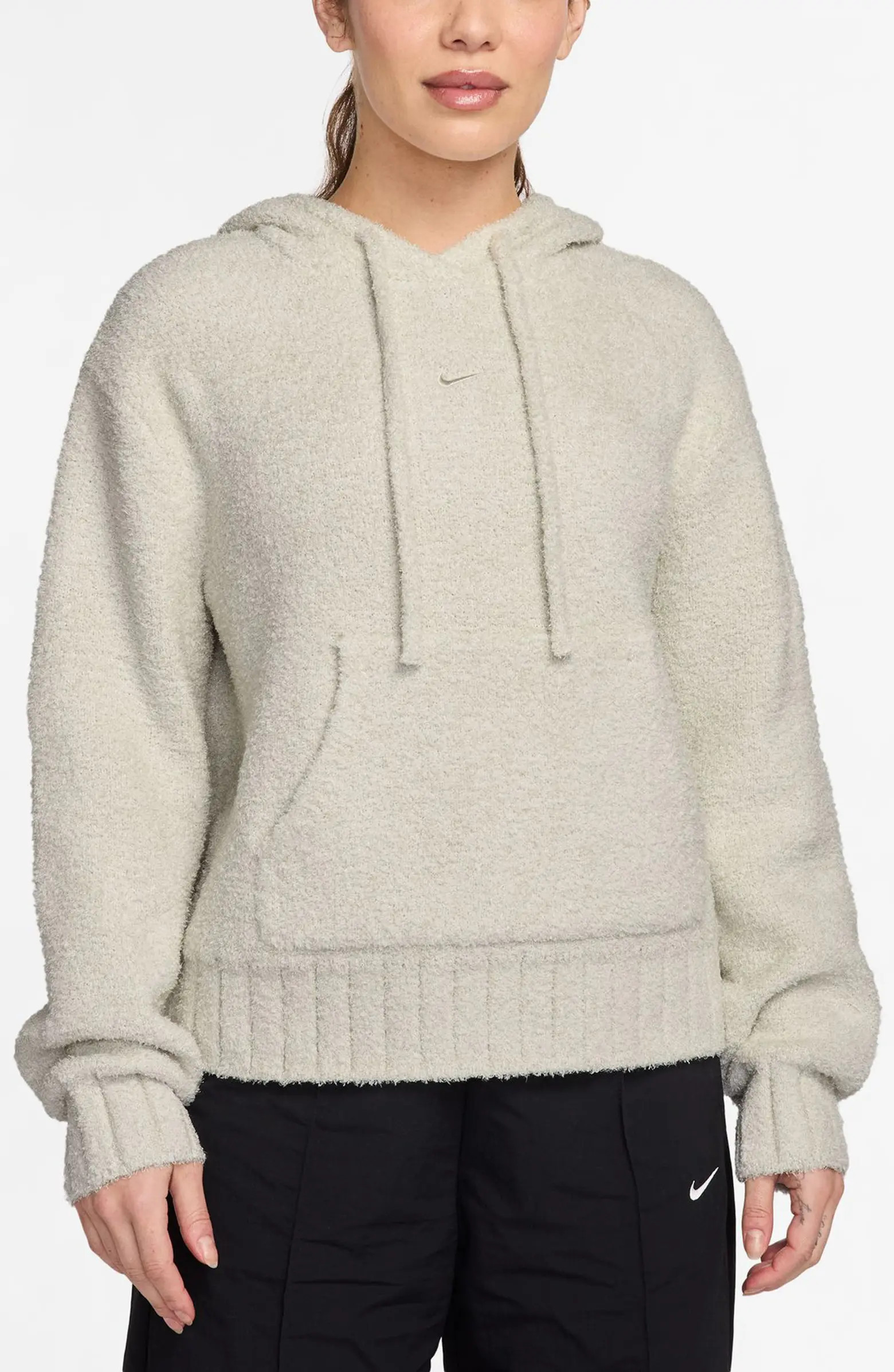 Sportswear Phoenix Oversize Bouclé Hoodie | Nordstrom