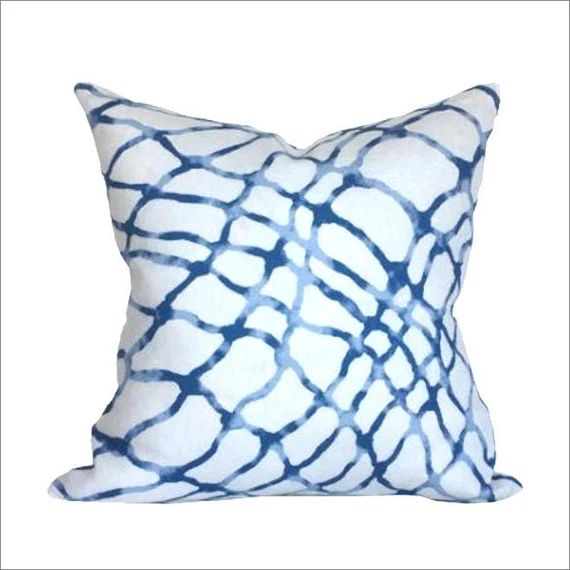 Kravet Waterpolo River Designer Pillow Cover  Double Sided | Etsy | Etsy (US)