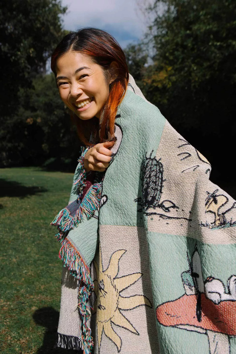 Parks Project X Peanuts Throw Blanket | Urban Outfitters (US and RoW)
