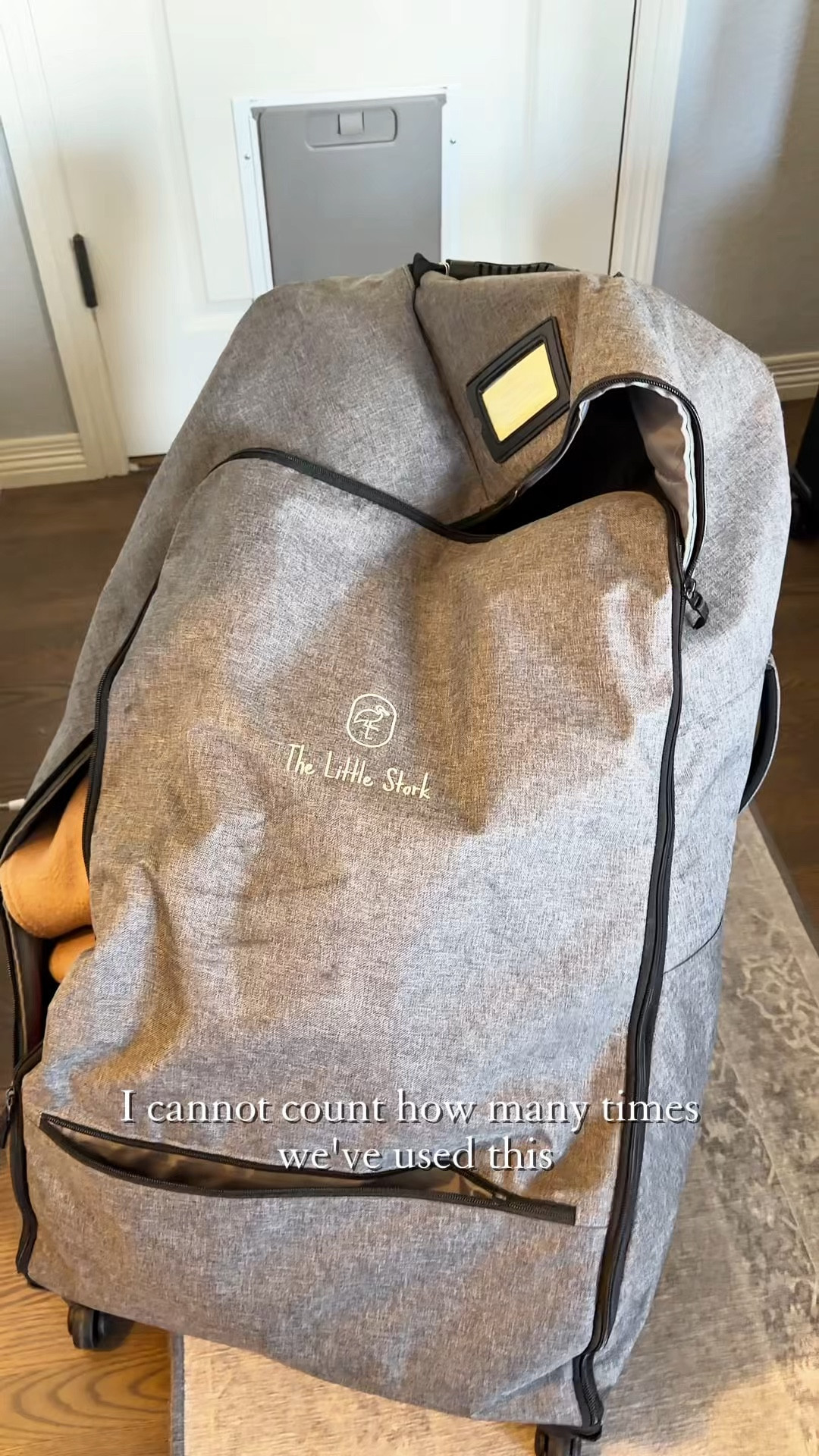 Mom favorite that we’ve used for years now! This wheeled car seat bag fits a ton and it also has pockets inside for diapers and miscellaneous things. It folds flats, so easy to store and take through security. It also has backpack straps for carrying. We always gate check it and it’s great for  travel. 

Family travel, kid travel, stroller bag, flying with kids, mom must have 

#LTKTravel #LTKBaby #LTKmomlife