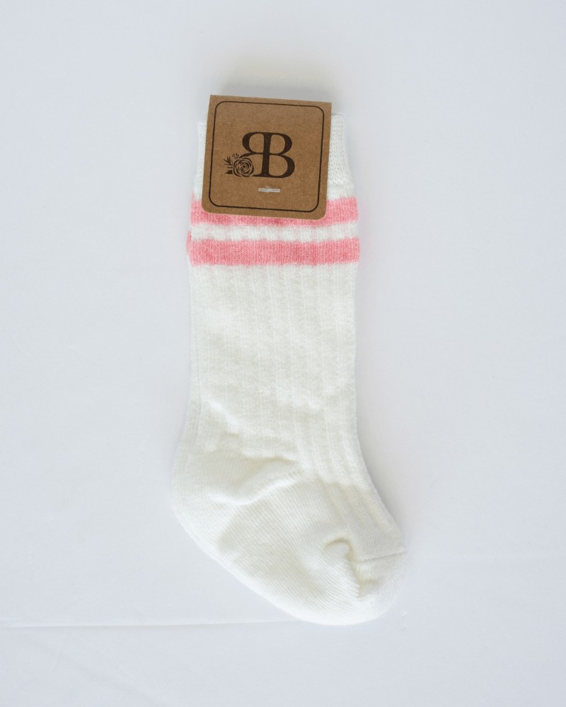 Randi Vintage Stripe Midi Socks | Bailey's Blossoms