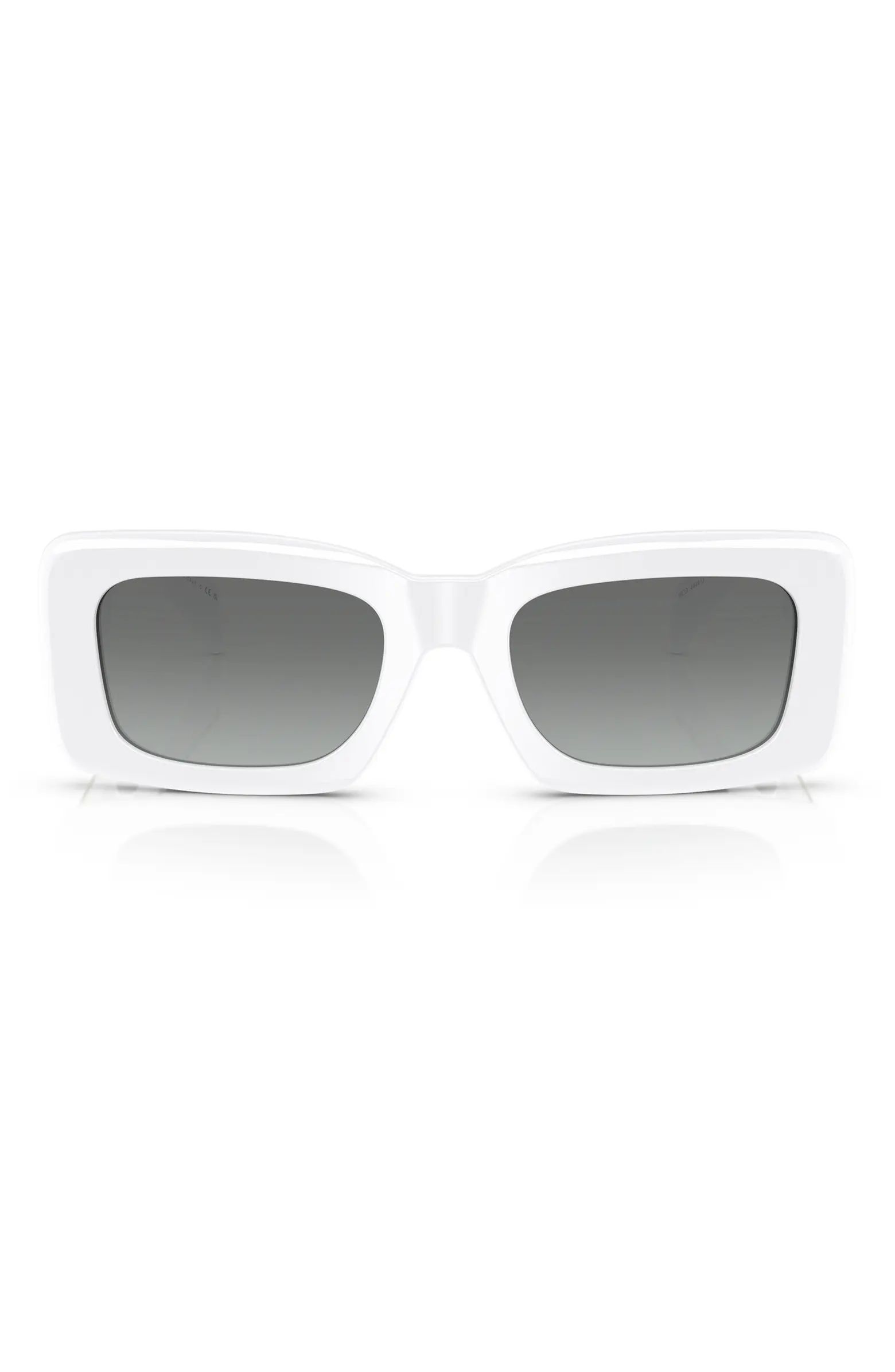 54mm Gradient Rectangular Sunglasses | Nordstrom