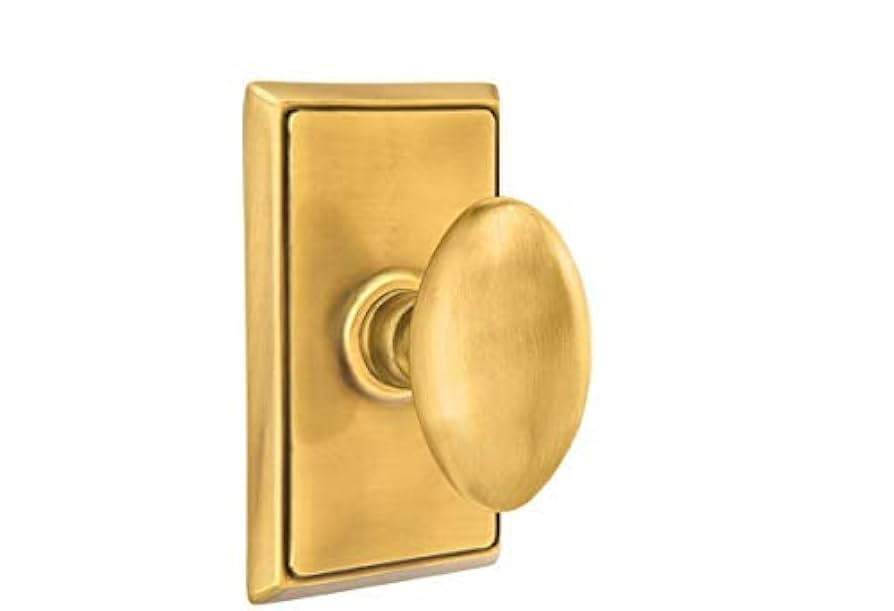 Emtek Full Dummy Set, Rectangular Rosette, Egg Knob (French Antique) | Amazon (US)