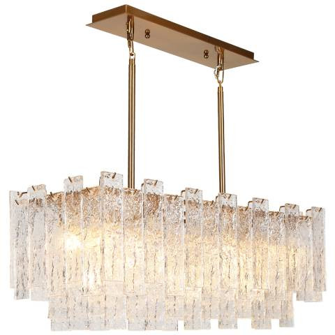 Engaveric 31" Wide Plating Brass Island Chandelier - #4511F | Lamps Plus | Lamps Plus